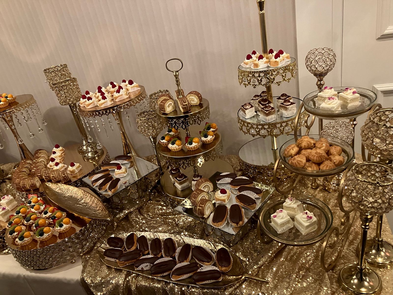 Dessert bar in Mile Square Golf Course ballroom